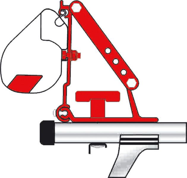 Fiamma Adapter, Markisenbefestigung Fiamma