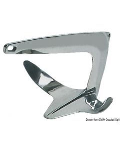 Trefoil Anker AISI 316 10 kg 