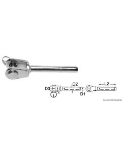 Gabelterminal AISI 316 Ø 10 mm 