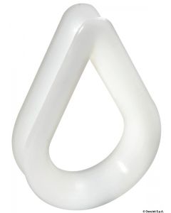 Kausche, weißes Nylon Ø 10 mm 