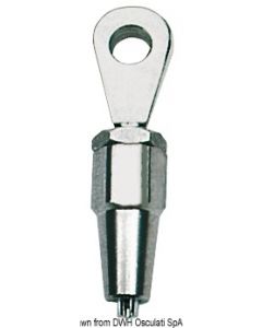 Augterminal zum Verspleissen AISI 316 Ø 4 mm 