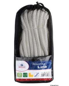 Festmacherleine mit Auge schwarz 10 mm x 6 m 