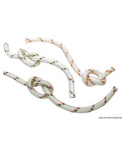 Doppelgeflecht rot/gelb 10 mm 