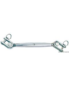 Wantenspanner m. 2 Gelenkgabeln AISI 316 12 mm 