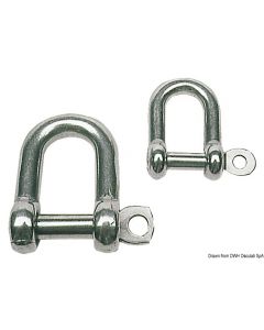 Schäkel aus rostfreiem Stahl AISI 316 4 mm 