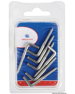 VA-Stahl Hakenschrauben 47 x 4 mm Blisterverpackung 5 Stk.