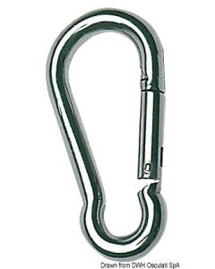 Karabinerhaken AISI 316 10 mm 