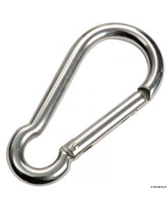 Karabinerhaken ohne Bolzen AISI 316 10 mm 