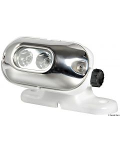 LED-Strahler m. 2 weißen LEDs, komplett 