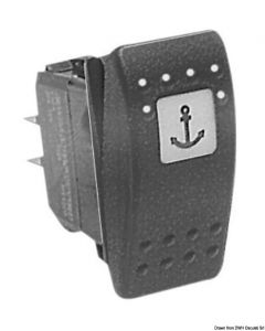 Schalter (ON)-OFF-(ON) 12 V 
