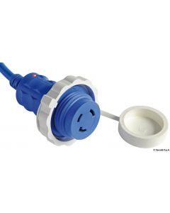 Kabel+Stecker, vormontiert blau 10 m 16 A 