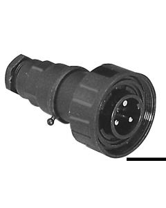 Bulgin 3-poliger Stecker, männlich 10 A 