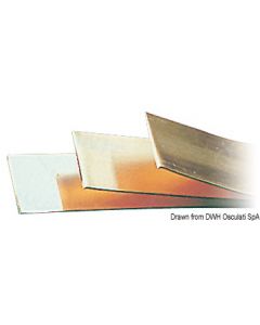 Kupferplatte, verzinkt 2 x 20 mm (4,20 m Stange) 