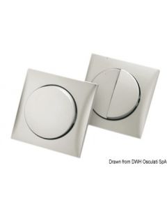Lichtschalter einzel 10 A weiß/weiß 