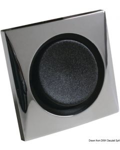 Lichtschalter einzel 10 A verchromt/schwarz 