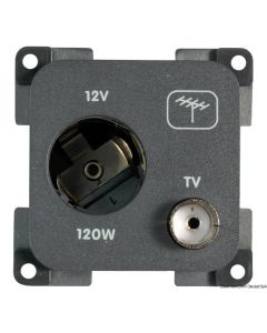Antenne-Stecker, dunkelgrau 