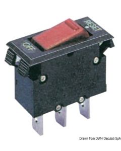 Thermoschutzschalter m.Wippe 10 A 
