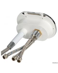Duschbox, weiß PVC-Schlauch 4 m 