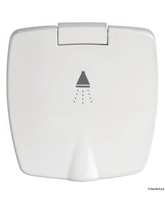 New Edge Dusche, weiß Nylon-Schlauch 4 m 