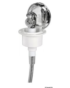ClassicEvo Duschbox verch.VA-Stahl Schlauch 4 m Horizontal montiert