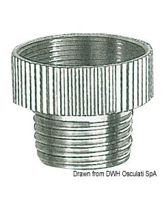 Adapter 3/8 bis 1/2 Zoll  für Duschschläuche