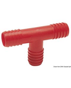 T-Aschluss aus Nylon 10 mm 