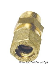 Druckanschluss Kupferleitung gerade A 10 mm x 1/4" 