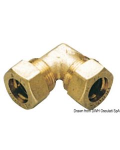 90° Anschluss  Messing 10 mm 