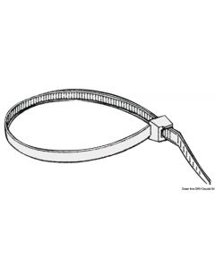 Kabelbinder, lösbarer Nylon weiß 2 cm 