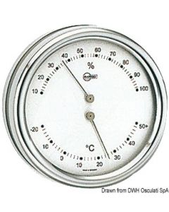Barigo Thermo-/Hygrometer Orion Zifferblatt silber 