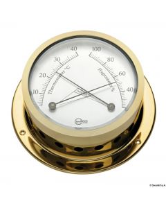 Barigo Hygrometer Star Messing, vergoldet 