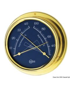 Barigo Regatta blauer Hygro-Thermometer 