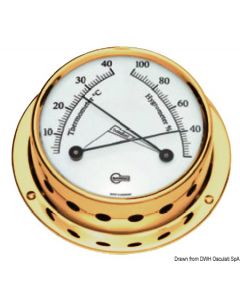 Barigo Tempo S Hygro-Thermometer, poliert 