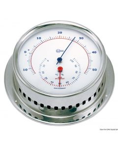 Barigo Sky Hygro-Thermometer Stahl poliert/weiß 