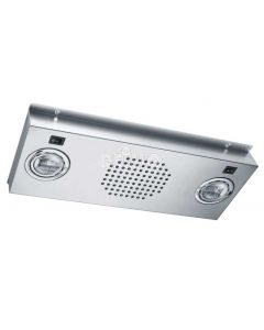 Dunstabzugshaube Omega Flat Inox, 2 LED Spots
