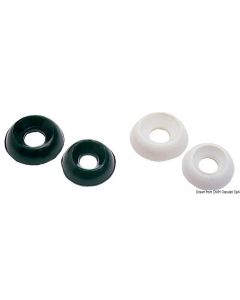 Unterlegscheibe, gewölbt aus Nylon weiß 4 mm 