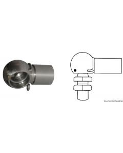 VA-Stahl Augterminal, Ø Kugelkopf 10 mm 