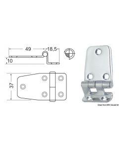 Winkelscharniere, 2 mm