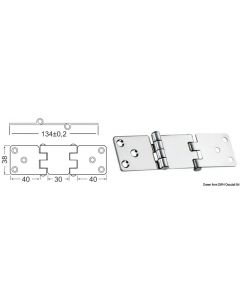 Winkelscharniere, 2 mm