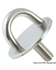 Augbügel m.Stifischraube VA-Stahl, poliert 10 mm 