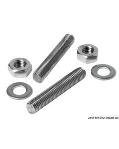 VA-Stahl Stiftschrauben-Set f. Klampen 8x80 mm 