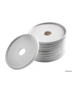 Unterlegscheibe aus weißem Polyethylen Verpackung: 10 Stk.