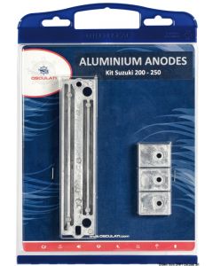 Anoden-Set Suzuki 200/250 PS Aluminium 
