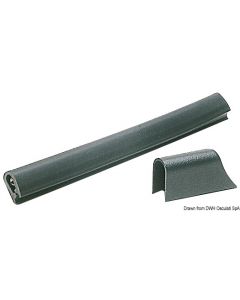 Profilleiste aus PVC, schwarz 18x26 mm 
