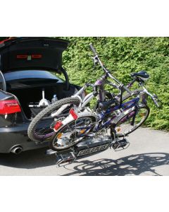 Klappbarer Fahrradträger f.Anhängekupplung für 2 Fahrräder