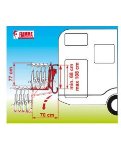 Heckträger Carry Bike Lift 77 für 2 Räder