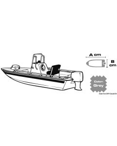 Persenning, universal 427/488 x 210 cm grau 300D 