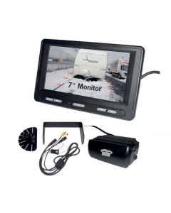 carbest Profi-View 7" Farbrückfahrkamera-System mit mot. Kamerabdeckung