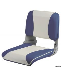 Sitz m.klappbarem Lehne Polster herausz. weiß/blau 