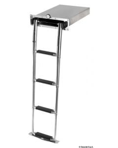 Badeleiter, ausziehbar AISI316 4 breiten Stufen 